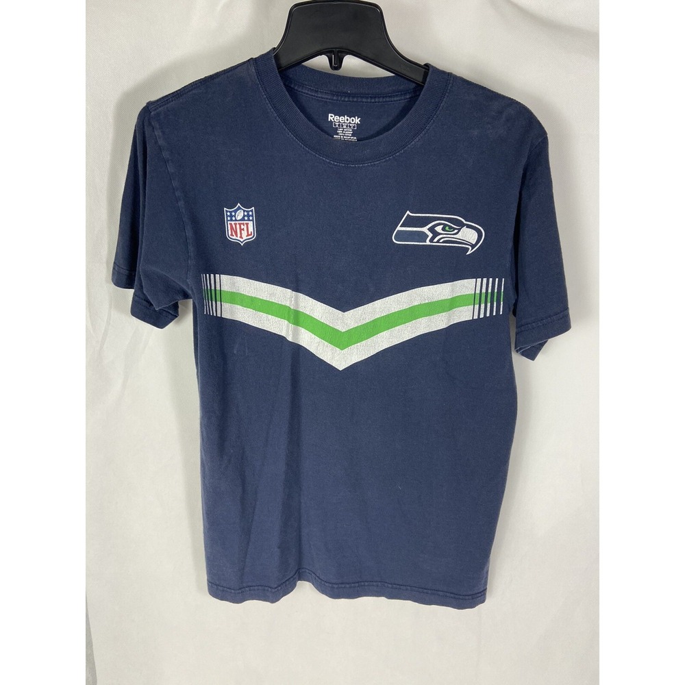 Vintage reebok Seattle‎ Seahawks NFL Short sleeve Shirt Size S